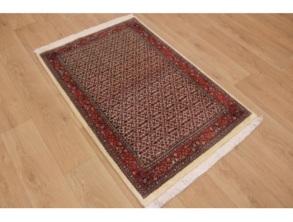 Persian carpet "Bijar" with Silk 137x91 cm oriental rug