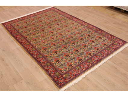 Persian carpet Waramin with silk 304x210 cm