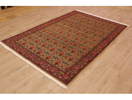 Persian carpet Waramin with silk 304x210 cm