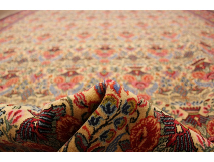 Persian carpet Waramin with silk 304x210 cm