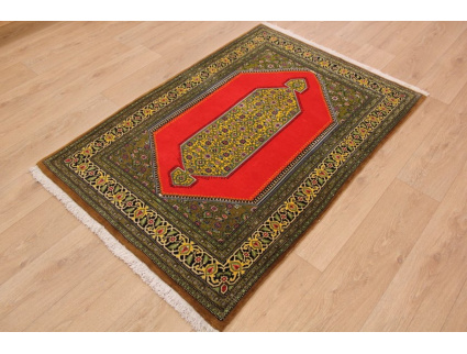 Persian carpet Qum wool 158x108 cm