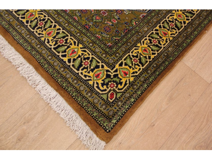 Persian carpet Qum wool 158x108 cm