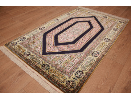 Old Persian carpet Qum pure silk 168x113 cm