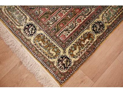 Old Persian carpet Qum pure silk 168x113 cm