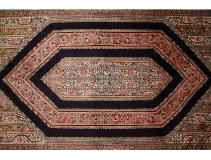 Old Persian carpet Qum pure silk 168x113 cm