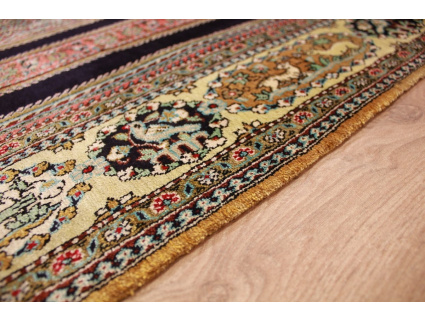 Old Persian carpet Qum pure silk 168x113 cm