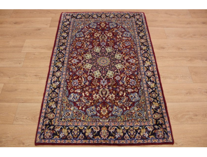 Old Persian carpet Isfahan 165x110 cm Red