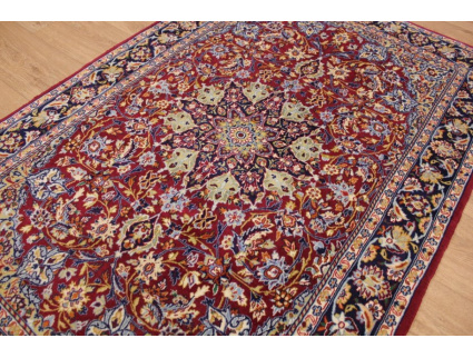 Old Persian carpet Isfahan 165x110 cm Red