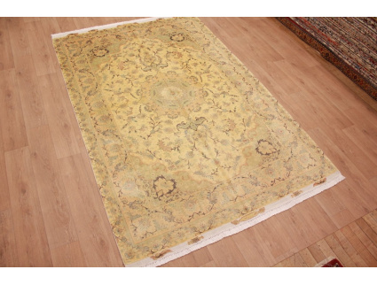 Persian carpet Tabriz with silk 293x197 cm Unique