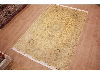 Persian carpet Tabriz with silk 293x197 cm Unique