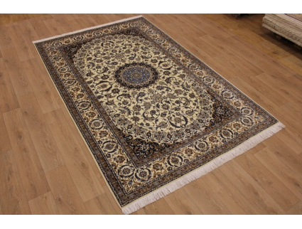 Fine Persian carpet Nain 6la with  silk 305x205 cm