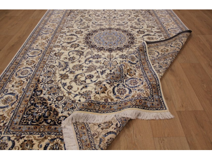 Fine Persian carpet Nain 6la with  silk 305x205 cm