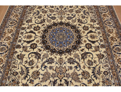 Fine Persian carpet Nain 6la with  silk 305x205 cm