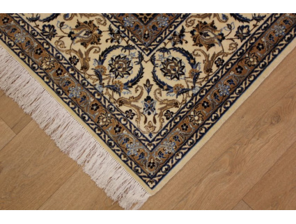 Fine Persian carpet Nain 6la with  silk 305x205 cm