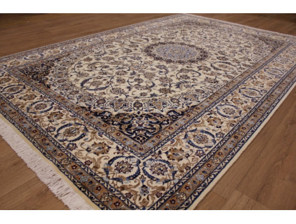 Fine Persian carpet Nain 6la with  silk 305x205 cm