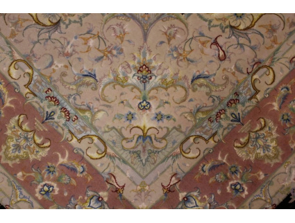 Persian carpet "Taabriz" with silk 300x205 cm