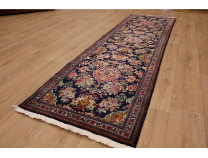 Persian carpet runner "Ghom" virgin wool 283x75 cm