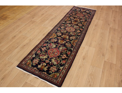 Persian carpet runner "Ghom" virgin wool 283x75 cm