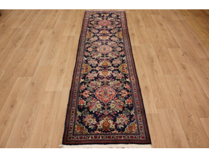 Persian carpet runner "Ghom" virgin wool 283x75 cm