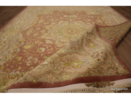 Persian carpet "Taabriz" with Silk 240x170 cm