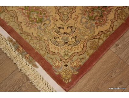 Persian carpet "Taabriz" with Silk 240x170 cm