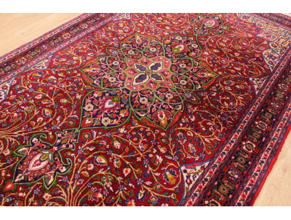 Old Persian carpet Sarough 210x130 cm Red