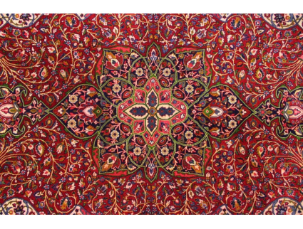 Old Persian carpet Sarough 210x130 cm Red