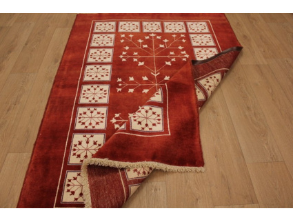 Perser Teppich Gabbeh "Loribaft" 181x134 cm Rot