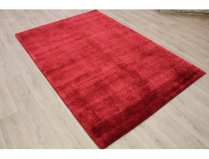 Orientteppich Loribaft mit Seide 243x169 cm Rot