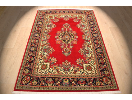 Fine Persian carpet "Ghom" Wool 200x130 cm Red