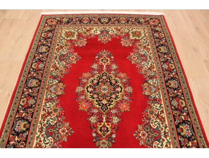 Fine Persian carpet "Ghom" Wool 200x130 cm Red