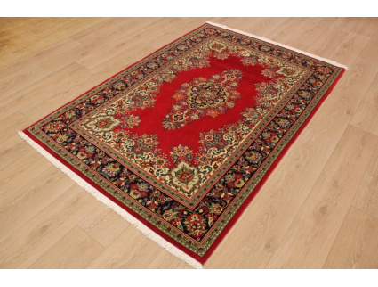 Fine Persian carpet "Ghom" Wool 200x130 cm Red