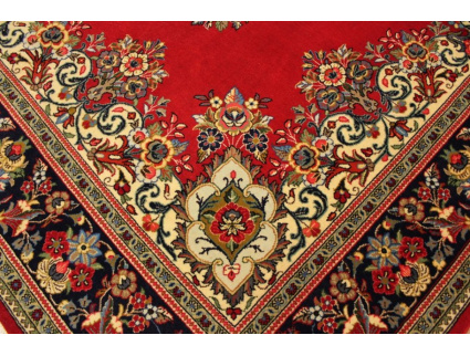 Fine Persian carpet "Ghom" Wool 200x130 cm Red