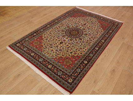 Persian carpet "Ghom" with Silk 211x137 cm