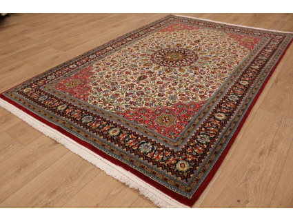 Persian carpet "Ghom" with Silk 211x137 cm