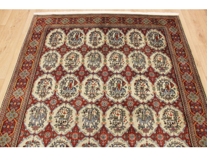 Persian carpet Tabriz special design 212x152 cm Beige