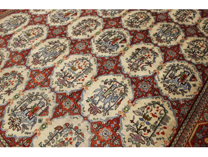 Persian carpet Tabriz special design 212x152 cm Beige