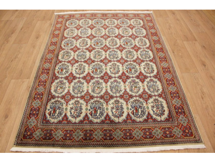 Persian carpet Tabriz special design 212x152 cm Beige