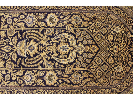 Persian carpet Kashan Mehrabi Design 227x141 cm