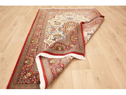 Persian carpet "Ghom" virgin wool 208x137 cm