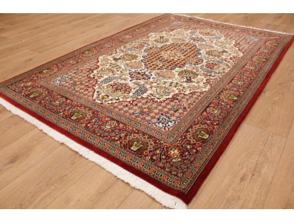 Persian carpet "Ghom" virgin wool 208x137 cm