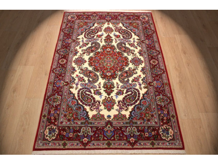 Persian carpet "Ghom" virgin wool 205x135 cm