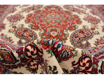 Persian carpet "Ghom" virgin wool 205x135 cm