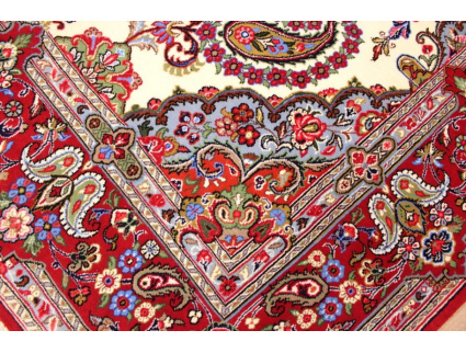 Persian carpet "Ghom" virgin wool 205x135 cm