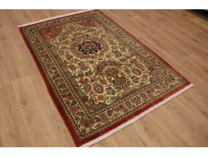 Persian carpet "Ghom" virgin wool 204x138 cm