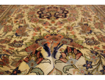 Persian carpet "Ghom" virgin wool 204x138 cm