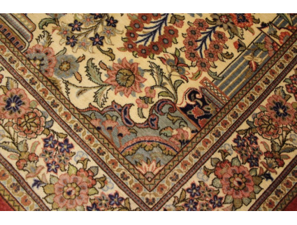 Persian carpet "Ghom" virgin wool 204x138 cm