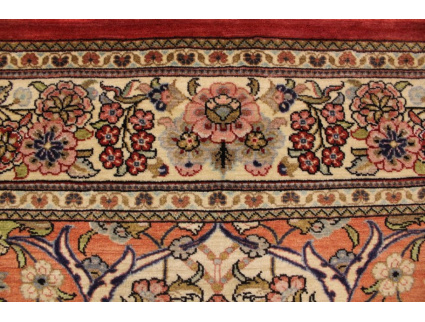 Persian carpet "Ghom" virgin wool 204x138 cm