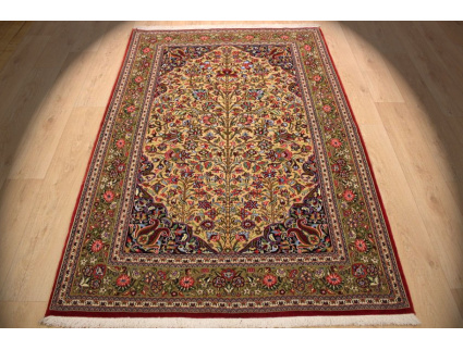 Persian carpet "Ghom" virgin wool 219x145 cm