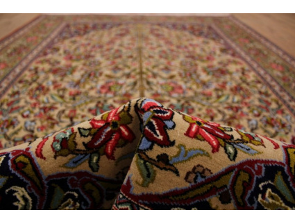 Persian carpet "Ghom" virgin wool 219x145 cm